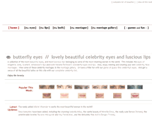 Tablet Screenshot of butterflyeyes.com